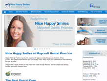 Tablet Screenshot of nicehappysmiles.com